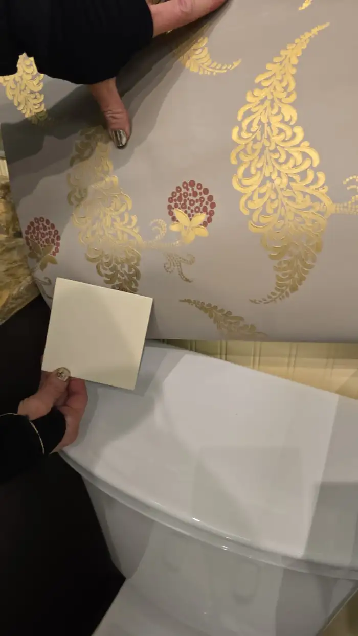 Wallpaper installation project